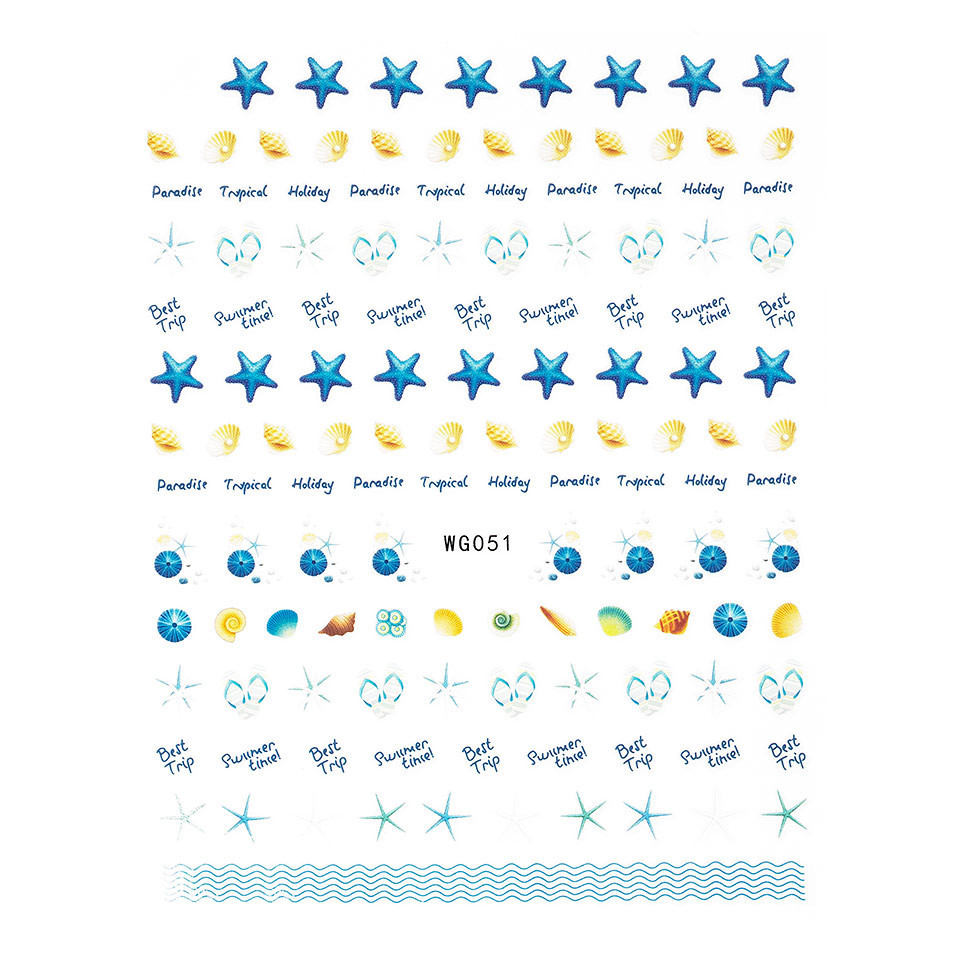 Abtibild Unghii SensoPRO Milano Summer Ritual WG051