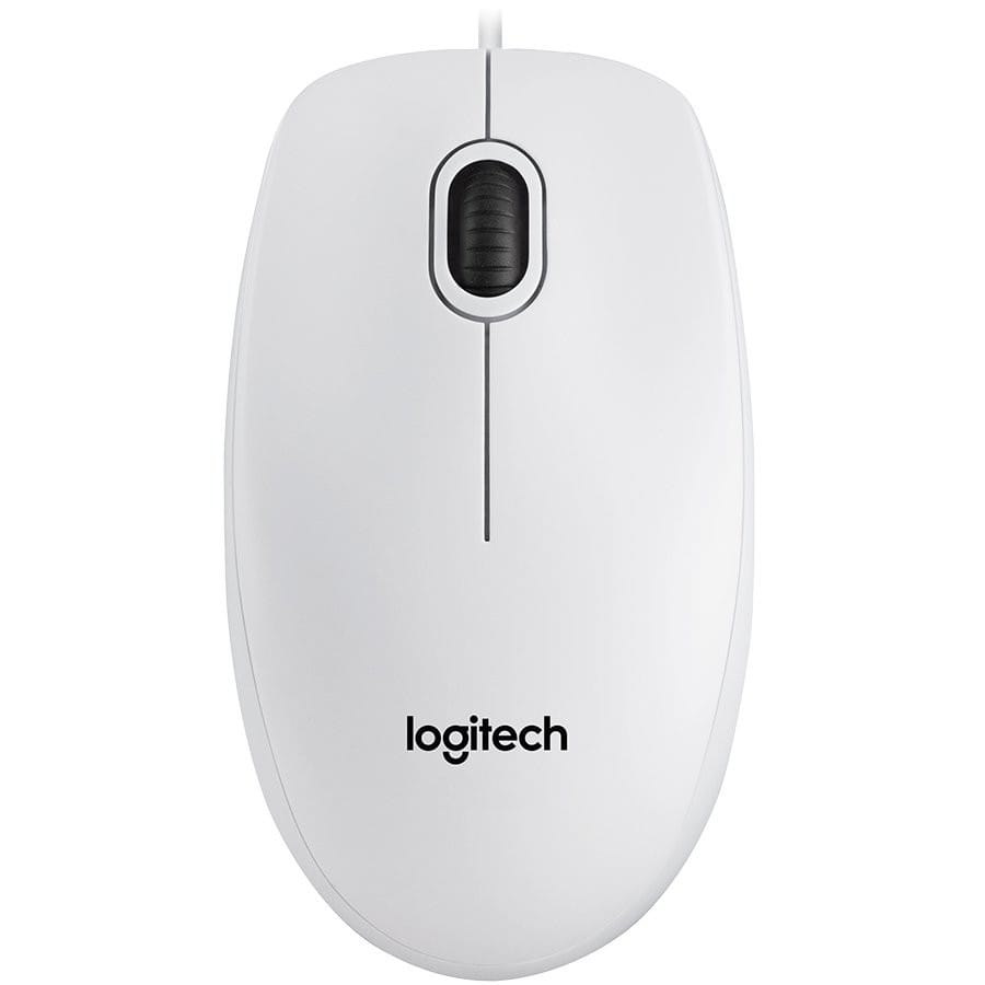 Mouse Optic Logitech B100 Alb, USB, 800 DPI - imagine 2