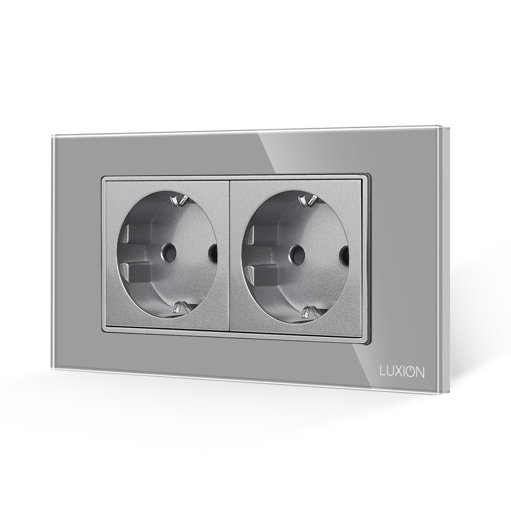 Priza Dubla Sticla Luxion 4M, Design Modern - imagine 13