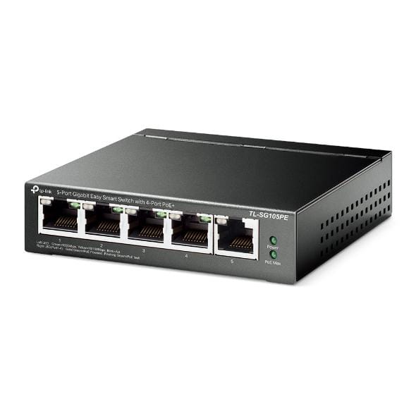 Switch TP-LINK TL-SG105PE 5 Porturi Gigabit PoE+ 65W - imagine 3