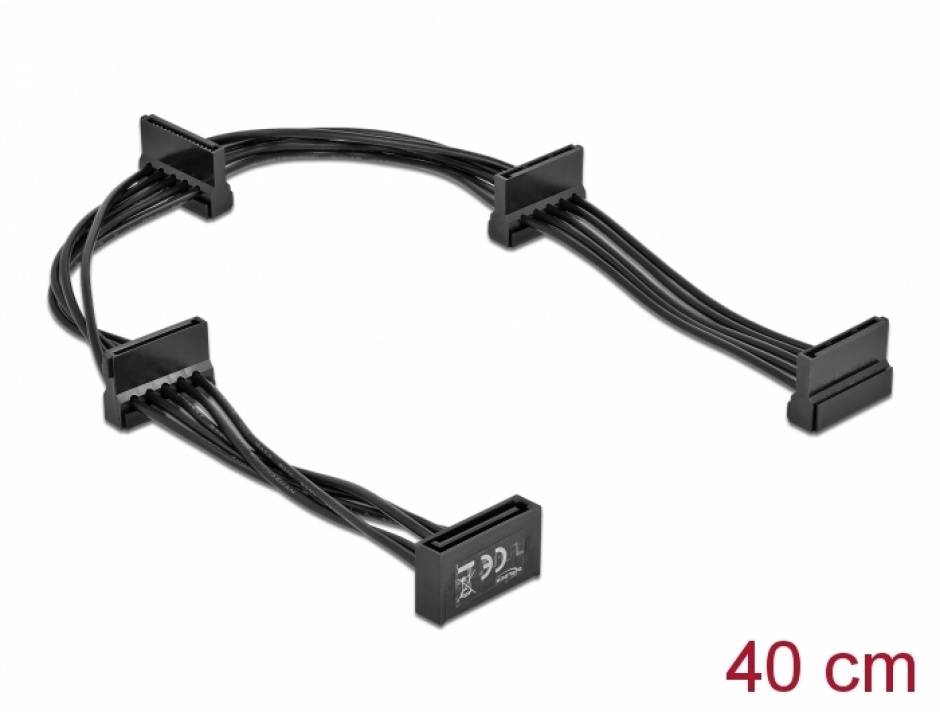 Delock 60395 Splitter SATA la 4x SATA 40cm
