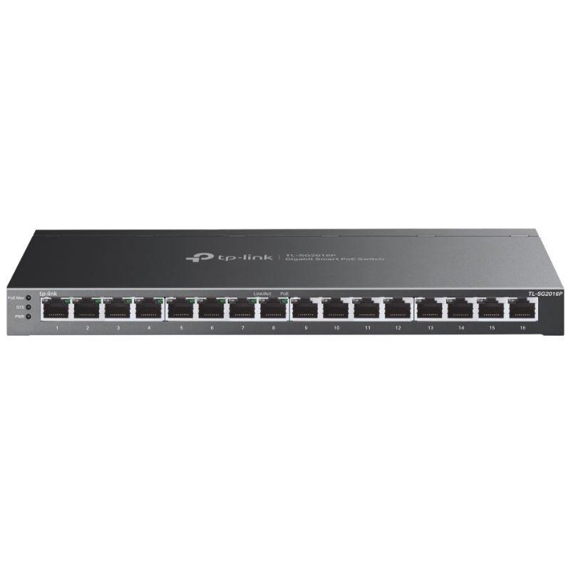 Switch Smart TP-LINK TL-SG2016P, 16x Gigabit, 8x PoE+