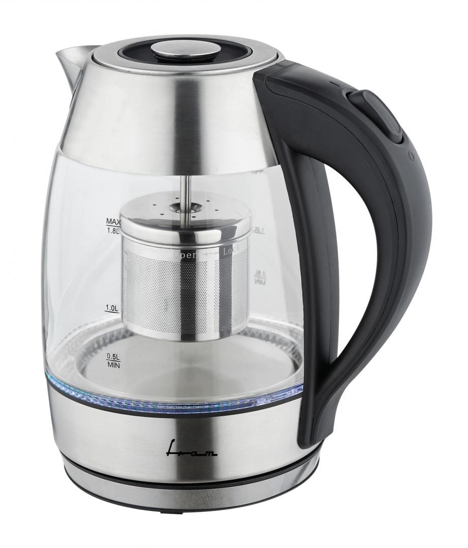Fierbător Electric FRAM 1.8L cu Filtru Ceai - 2200W - imagine 3