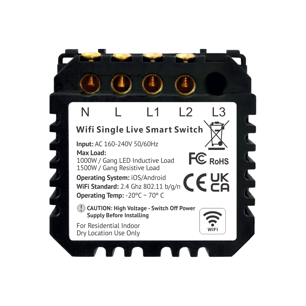 Intrerupator Dublu Wi-Fi Touch Luxion, Smart Home - imagine 4