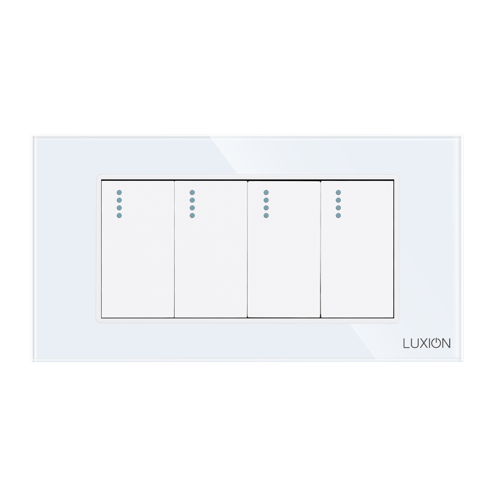 Intrerupator Cvadruplu LUXION Sticla, Italian - imagine 2