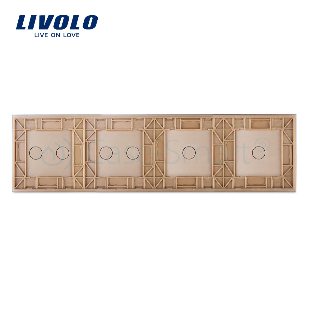 Panou Touch LIVOLO cu Sticlă 2xSimplu+2xDublu - imagine 6