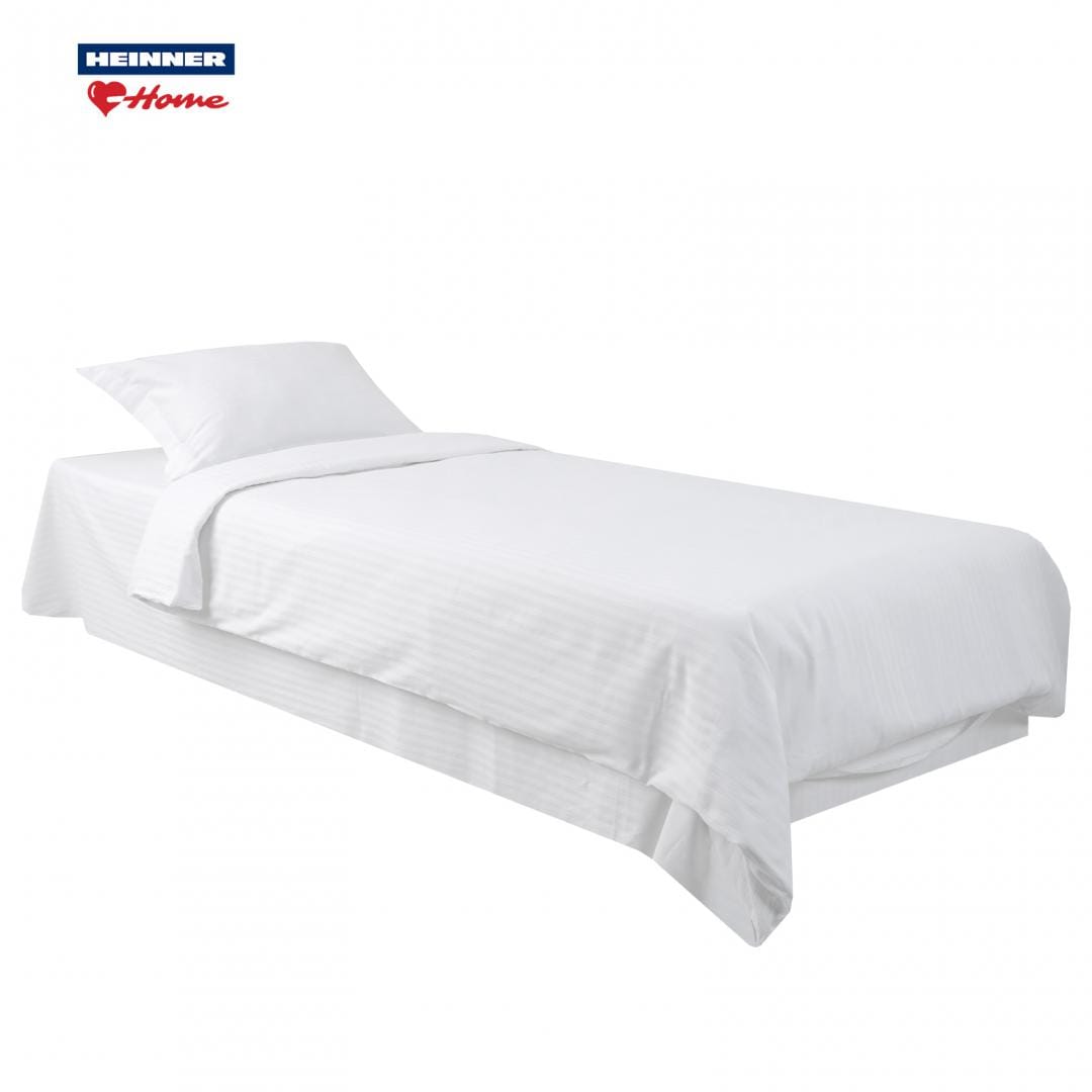 Lenjerie de Pat Single Damasc Stil Hotel | Generic - imagine 11