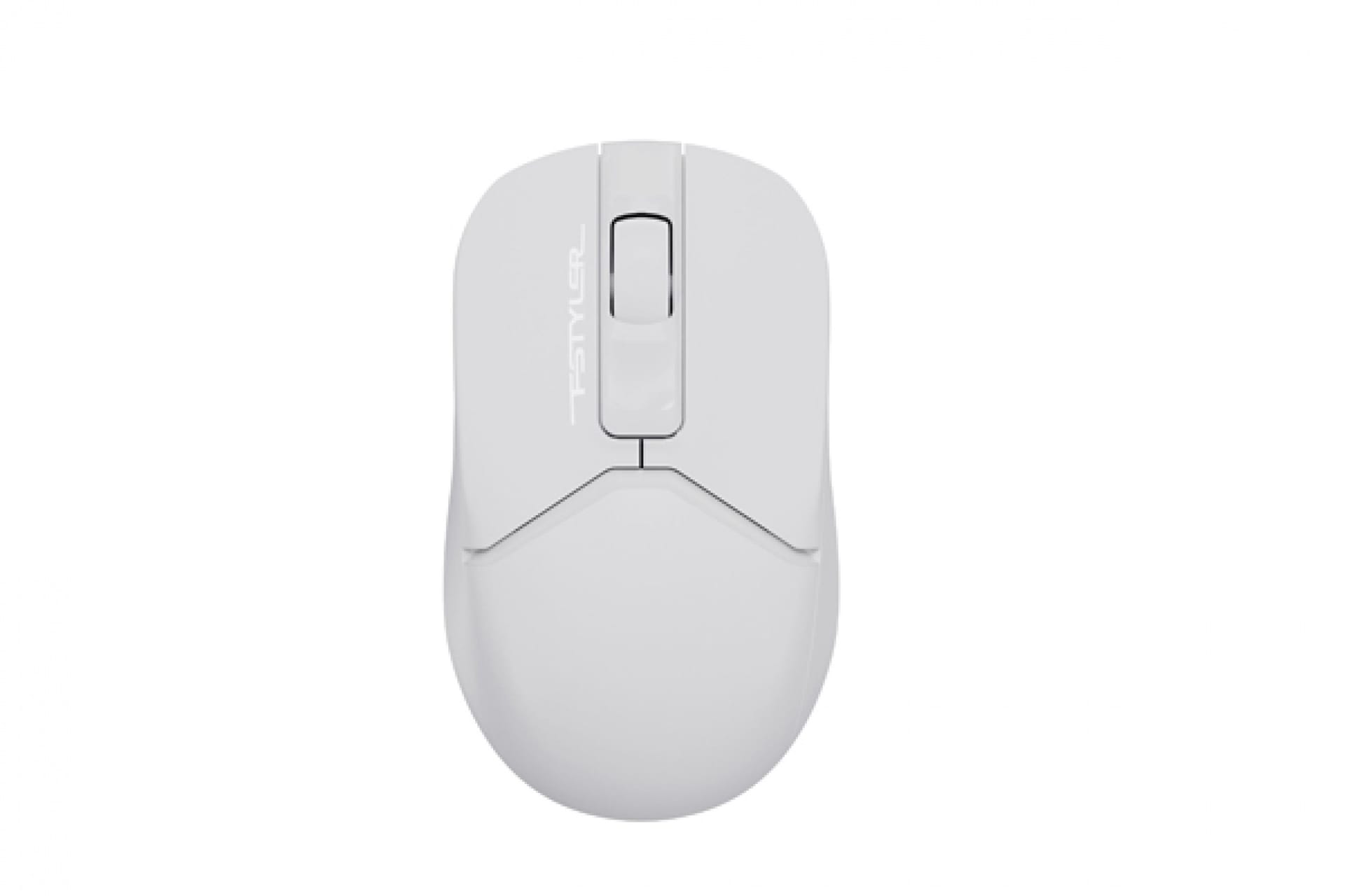 Mouse Wireless A4tech FG12-W Alb, 2.4GHz, 1200 DPI - Ergonomic - imagine 2