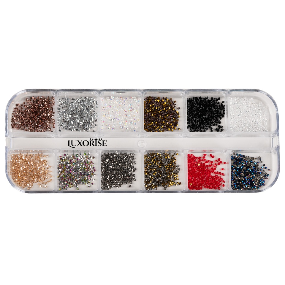Strasuri Unghii LUXORISE VIP Style - 12 Modele