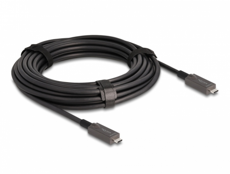 Cablu Optic USB-C Delock 10m 4K 144Hz