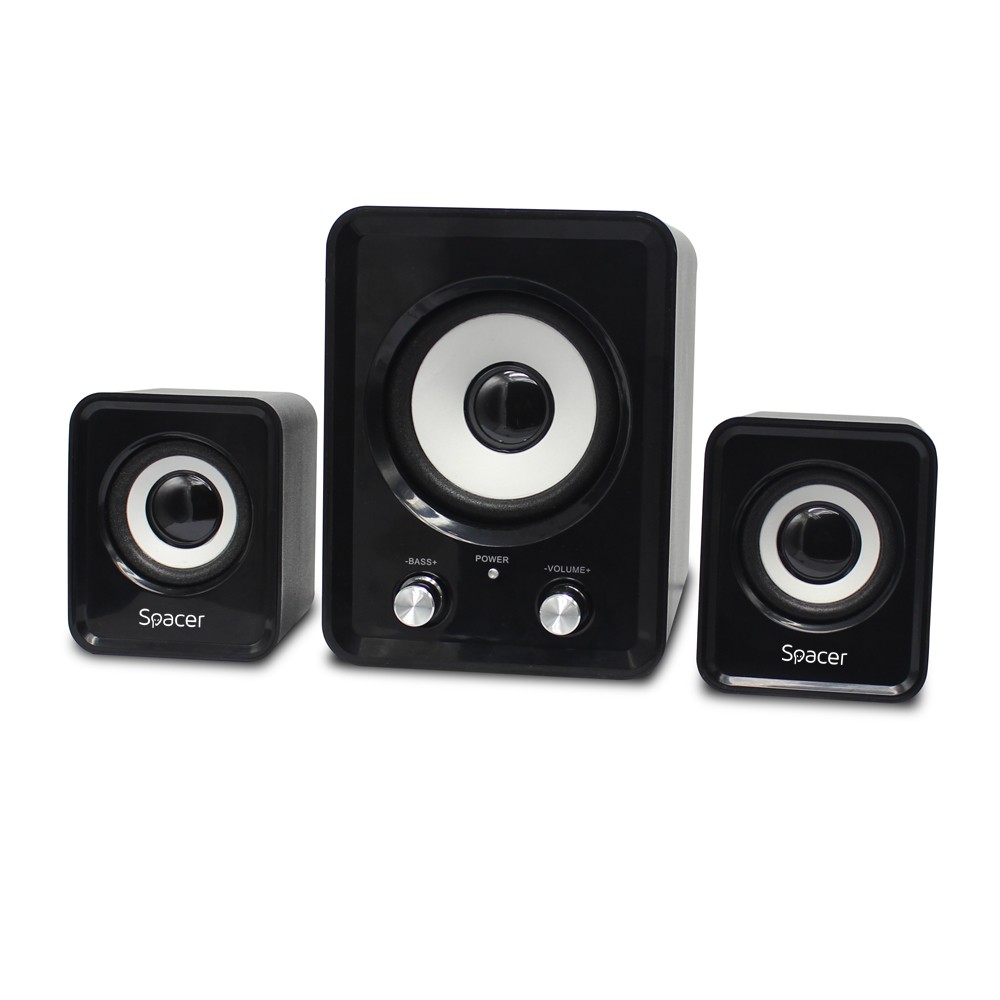 Boxe Spacer SPB-807-BK 2.1 11W - Sunet Premium pentru PC