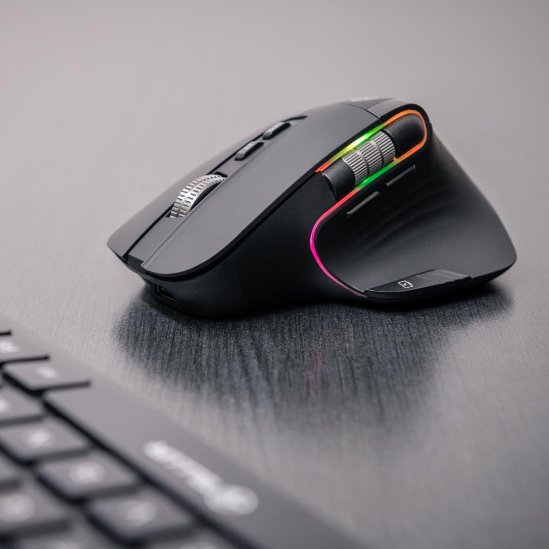 Mouse Wireless Tellur Shade Silent Click 3200 DPI RGB Negru - imagine 9