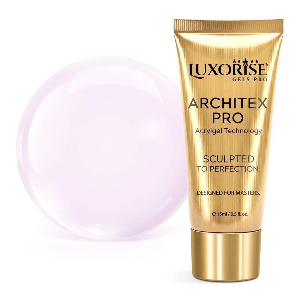 Polygel LUXORISE ARCHITEX PRO - Rare Sensations Collection, Pearl Skin, 15ml
