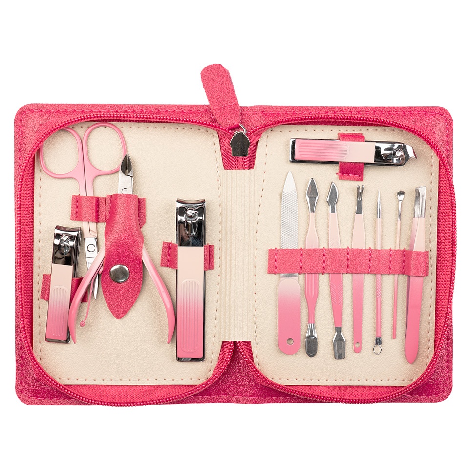 Trusa Manichiura Pink SensoPRO Milano, 12 Piese