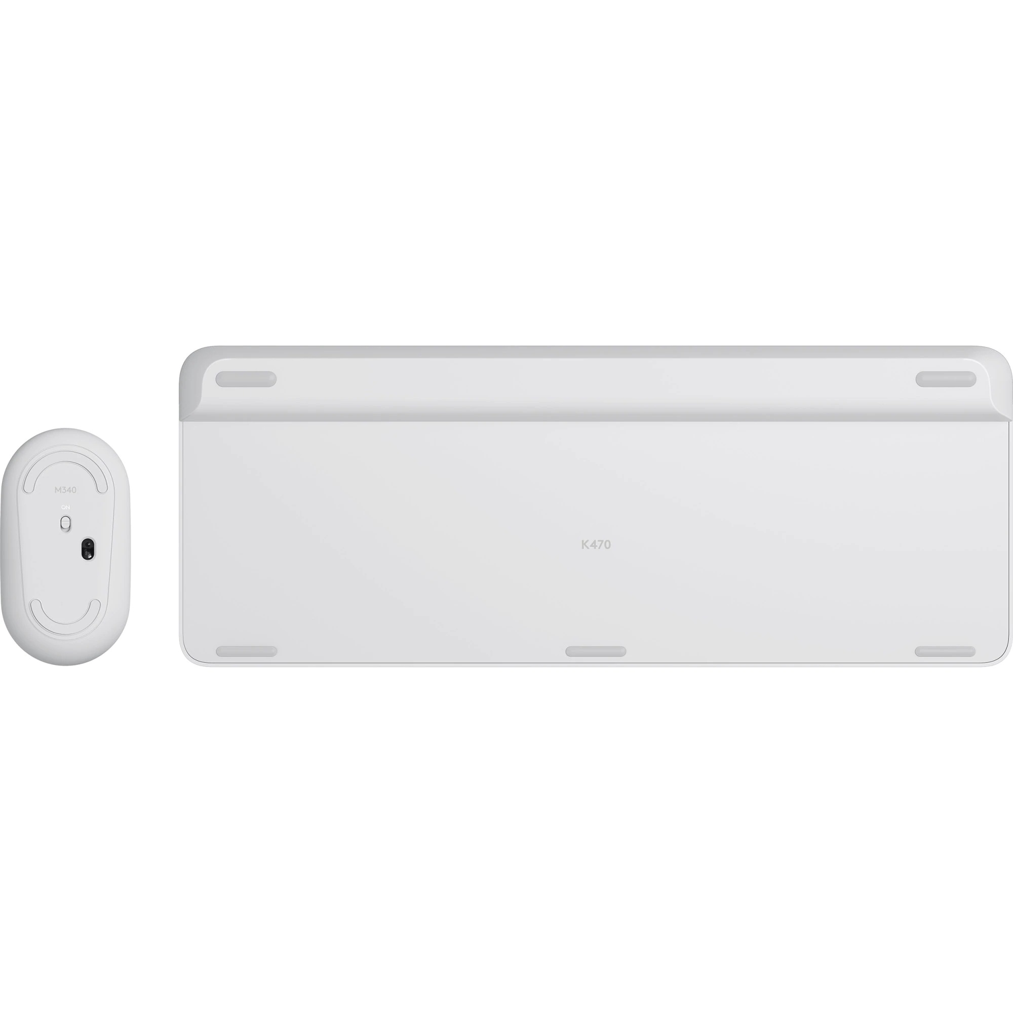 Set Logitech Slim Wireless Tastatură și Mouse Alb - imagine 4