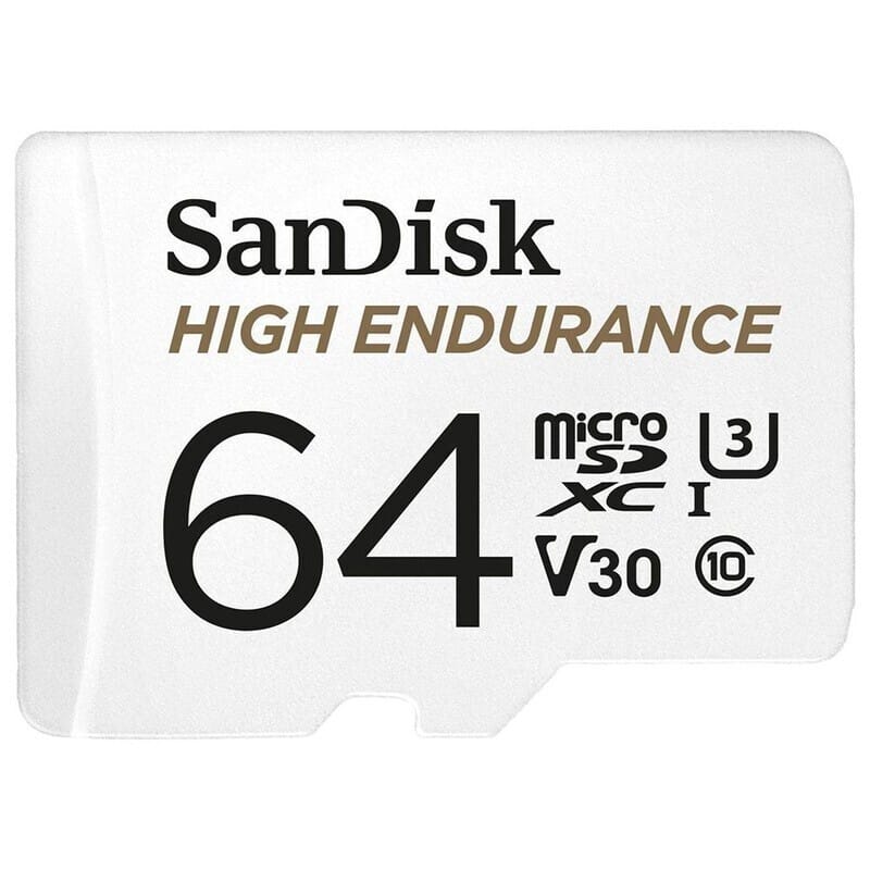 Card MicroSD SanDisk 64GB High Endurance pentru Camere Auto - imagine 2