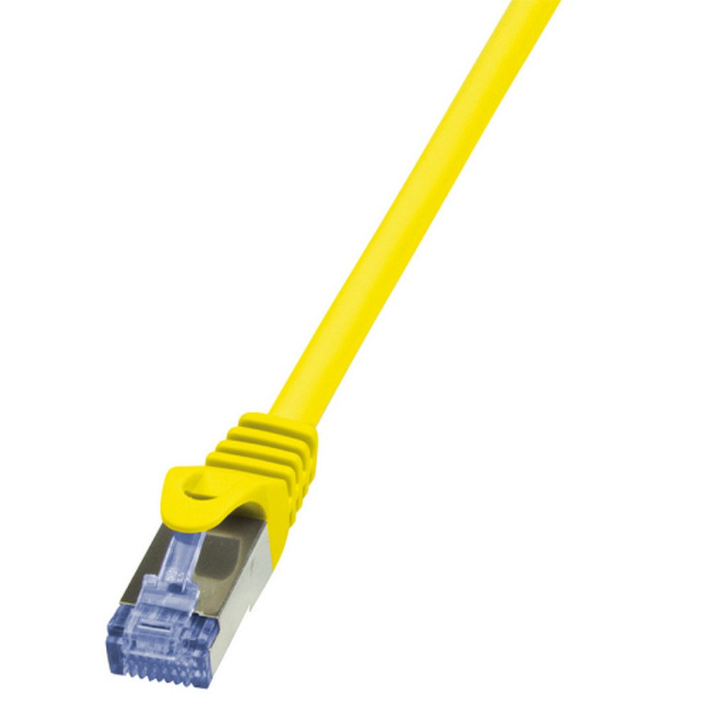 Patchcord S/FTP Cat 6A 0.5m Galben Safer