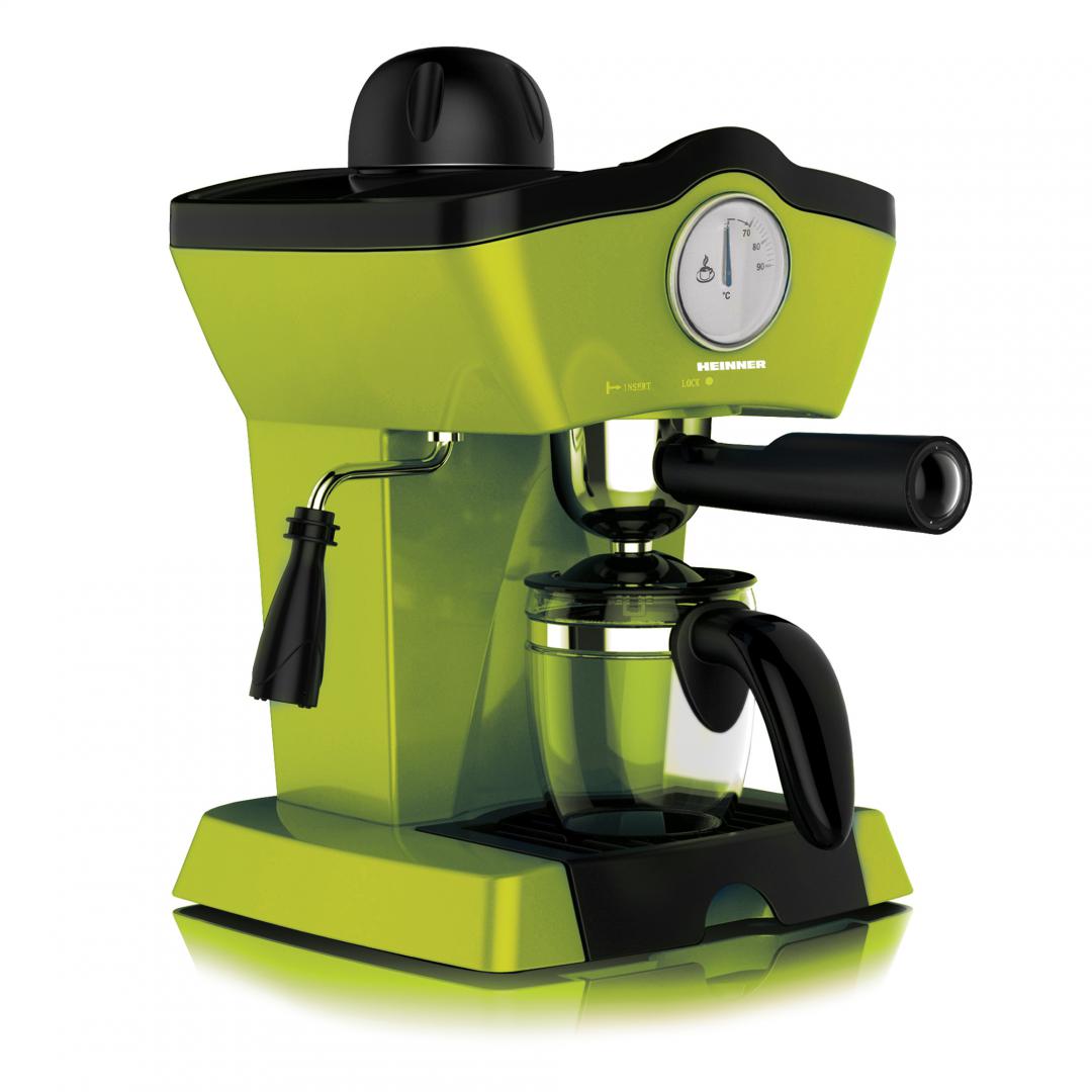 Espressor Heinner Charm HEM-200GR, 800W, 3.5 bar, Verde