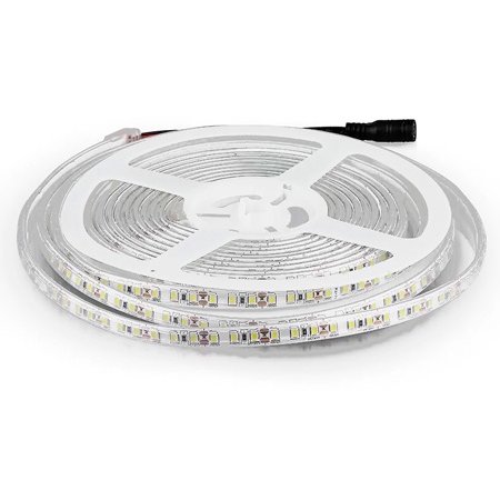 Banda LED V-TAC 5M IP65 3000K, Iluminat Cald