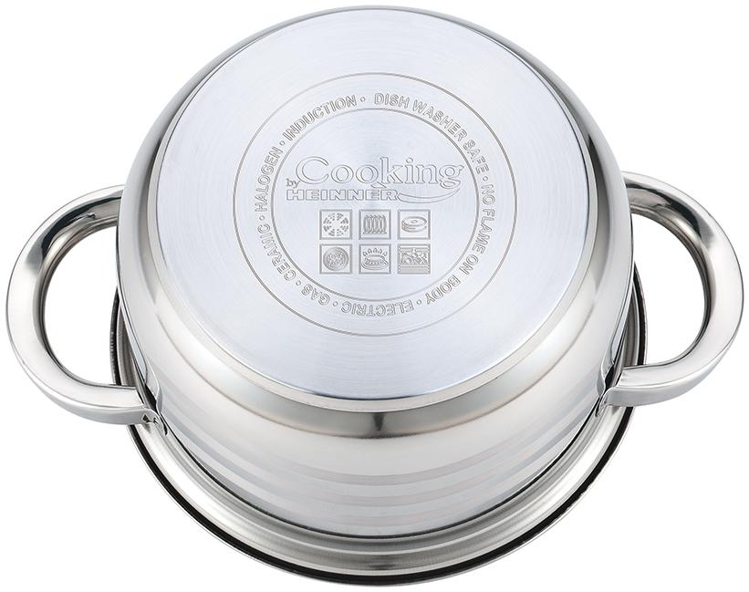 Semiolă Inox Heinner Myra 2.5L cu Capac | Cooking Series - imagine 3