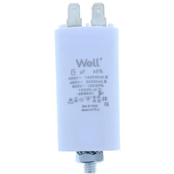 Condensator Pornire Motor 400V 8uF Well