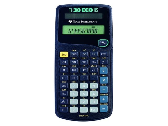 Calculator Științific Texas Instruments TI-30RS eco, 410 Funcții - imagine 2