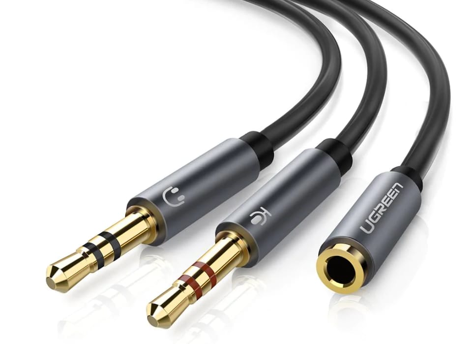 Cablu Audio Ugreen AV140 2x3.5mm Jack 0.2m Conectori Auriti - imagine 3