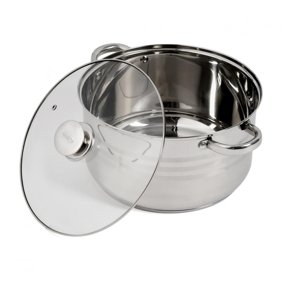 Oală Heinner MYRA Inox 28 cm, 9 litri, cu capac - imagine 2