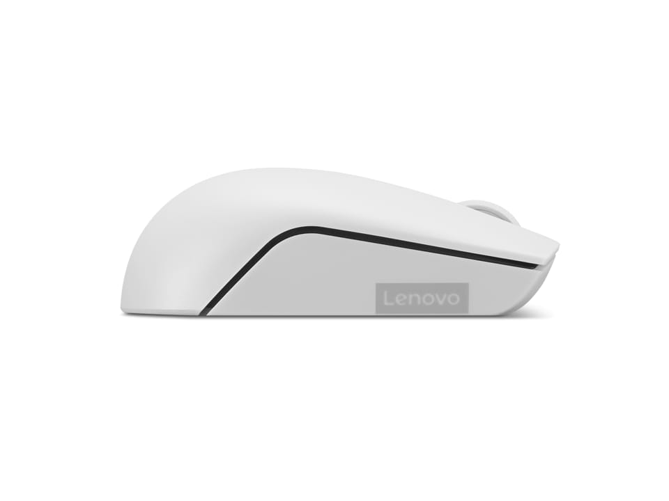 Mouse Wireless Lenovo 300 - 1000 DPI, Ergonomic, Gri - imagine 3