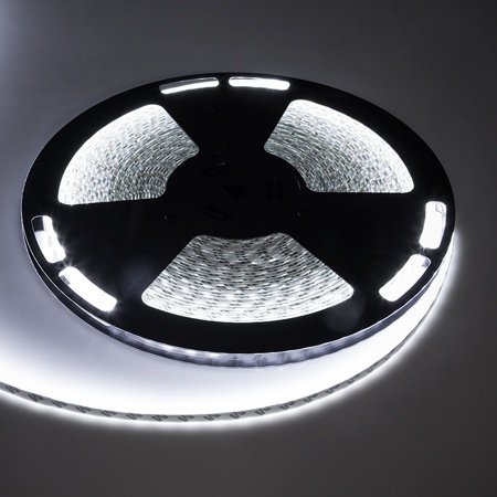 Banda LED Rebel 25m 60x5050 IP65 Alb Rece 12V