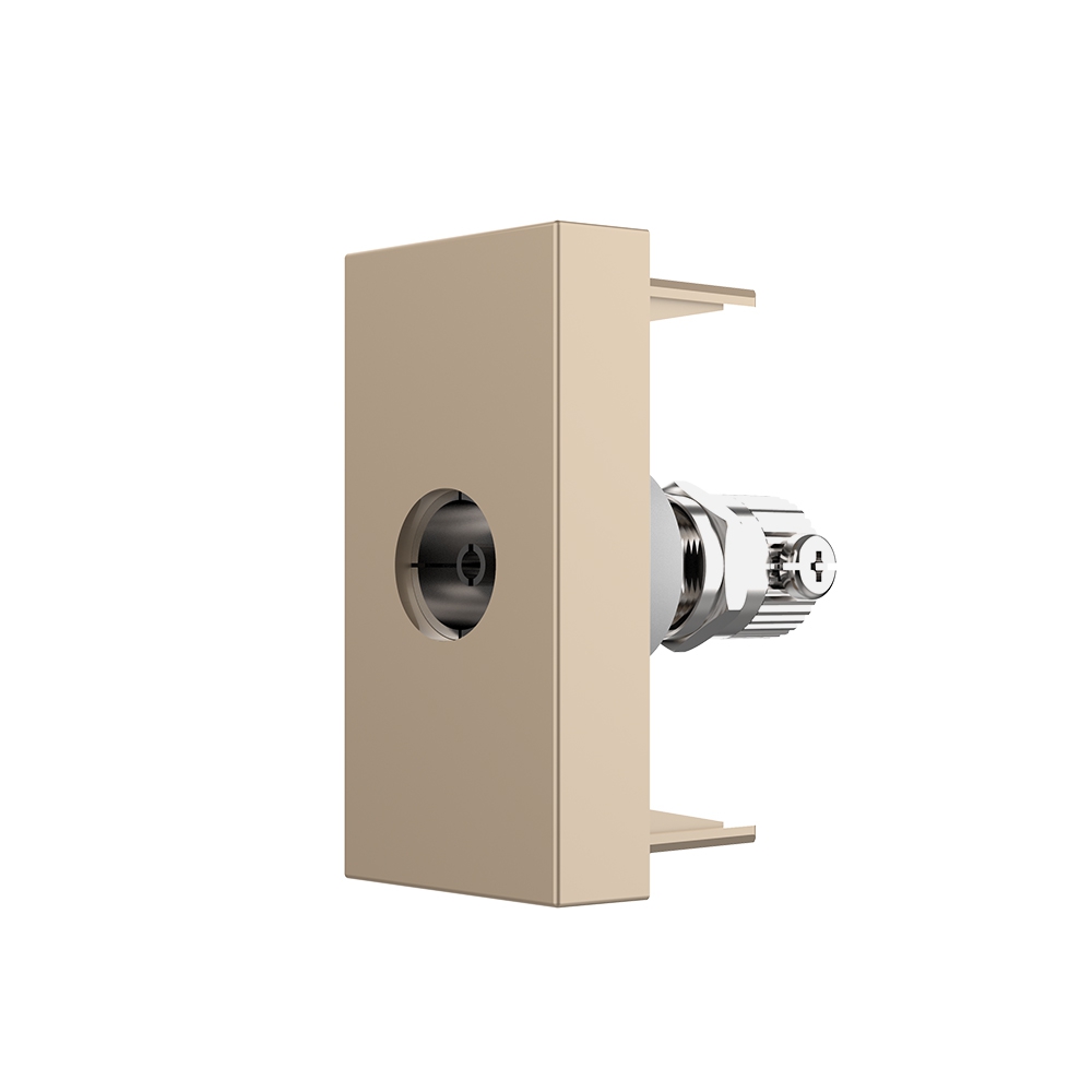 Priză TV Livolo, Metal/Plastic, 45x22.5mm, Negru - imagine 11