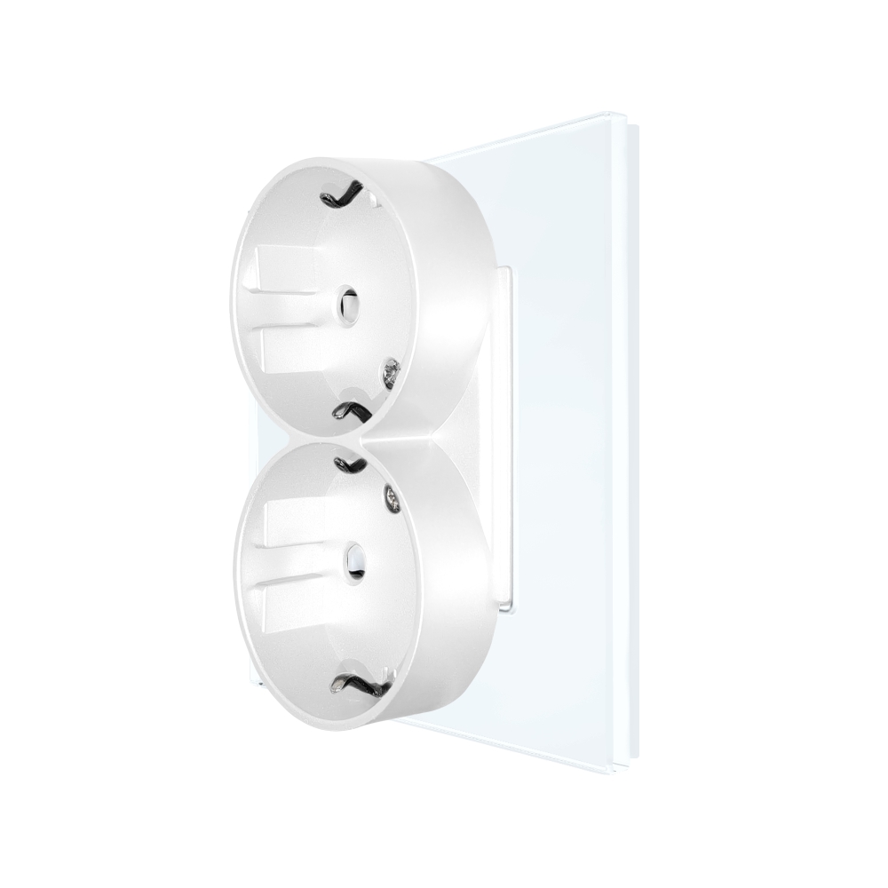 Priza Dubla LUXION Sticla | Siguranta & Design Modern