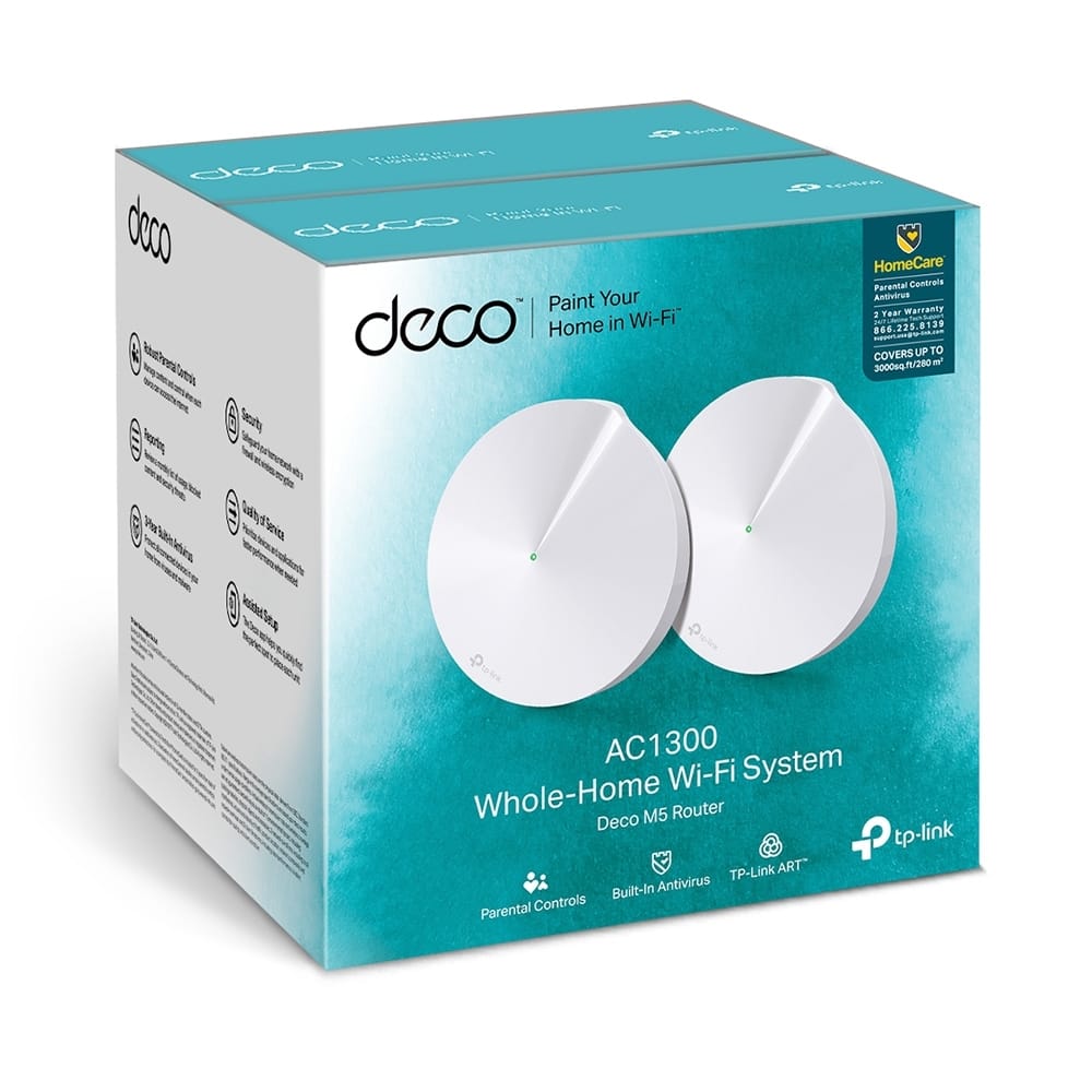 TP-Link Deco M5 Mesh Wi-Fi AC1300 - 2 Unități, Acoperire Completă - imagine 10