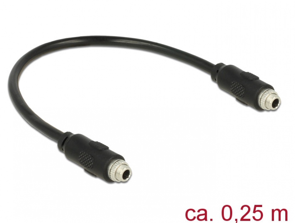 Cablu Jack 3.5mm Montare Panel Delock 25cm