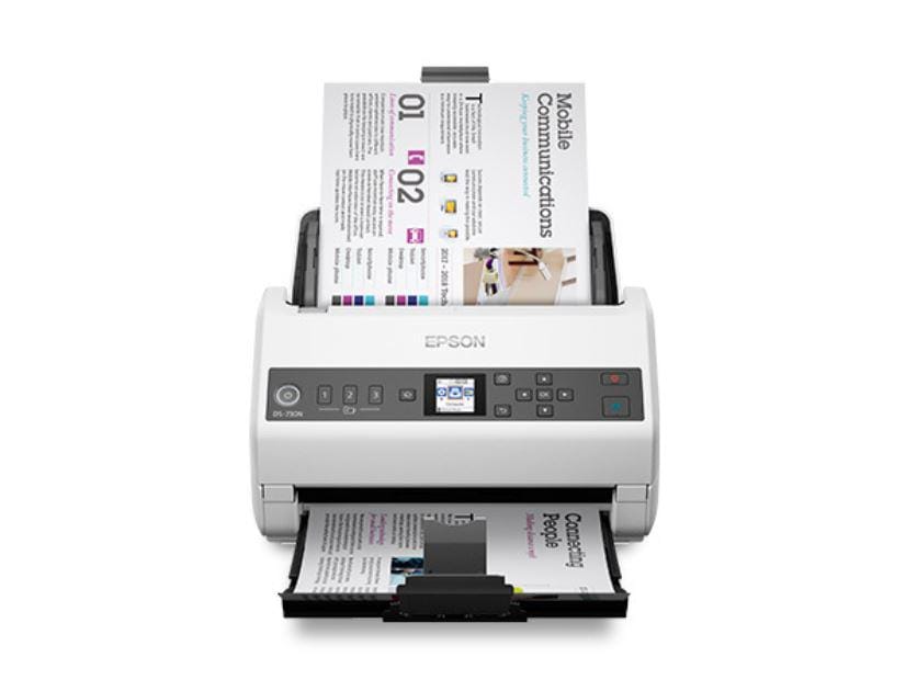 Scanner Epson DS-730N A4 40ppm 1200dpi - Soluție Office - imagine 2