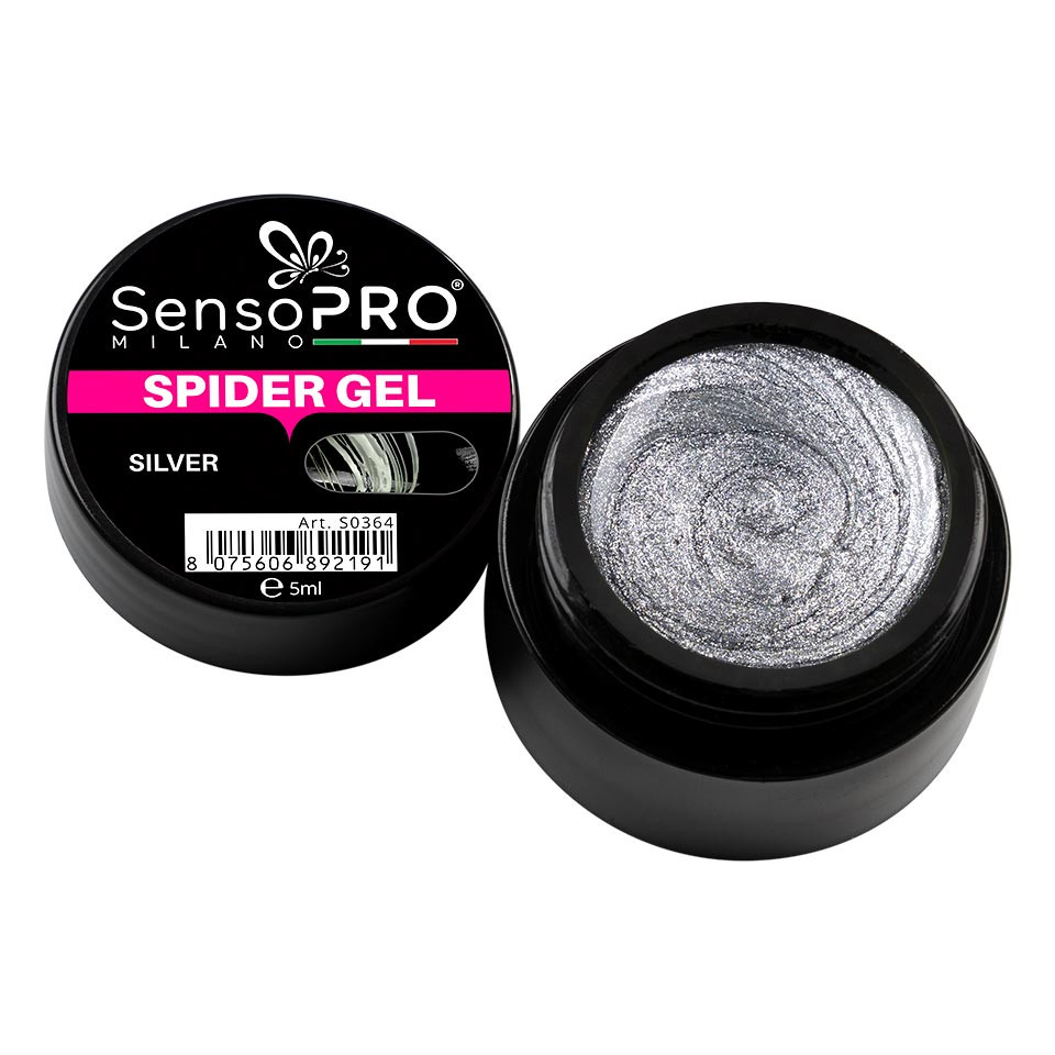 Spider Gel SensoPRO Milano Silver 5 ml