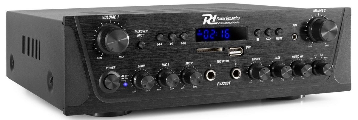 Power Dynamics PV220BT Amplificator Bluetooth 2x50W