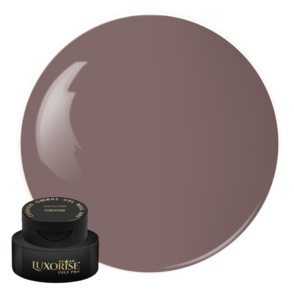 Gel UV Nail Art Babyboomer LUXORISE Cushion Ombre Prime - Nude Mocha, 2ml