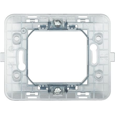 Rama suport 2 module Matix Bticino, cu gheare