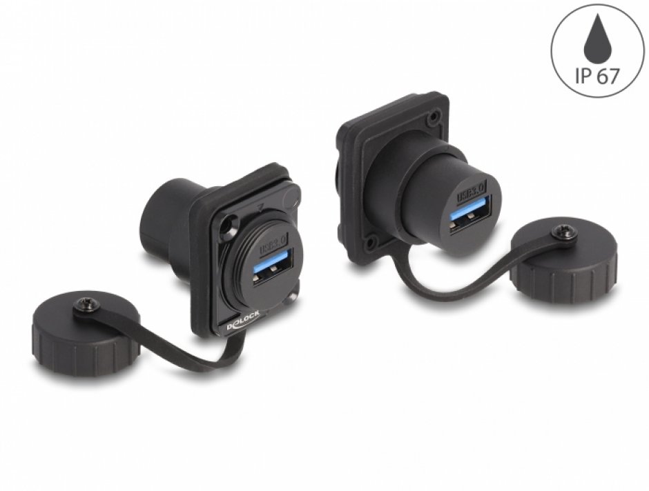 Modul USB 3.2 Delock IP67 Waterproof D-Type