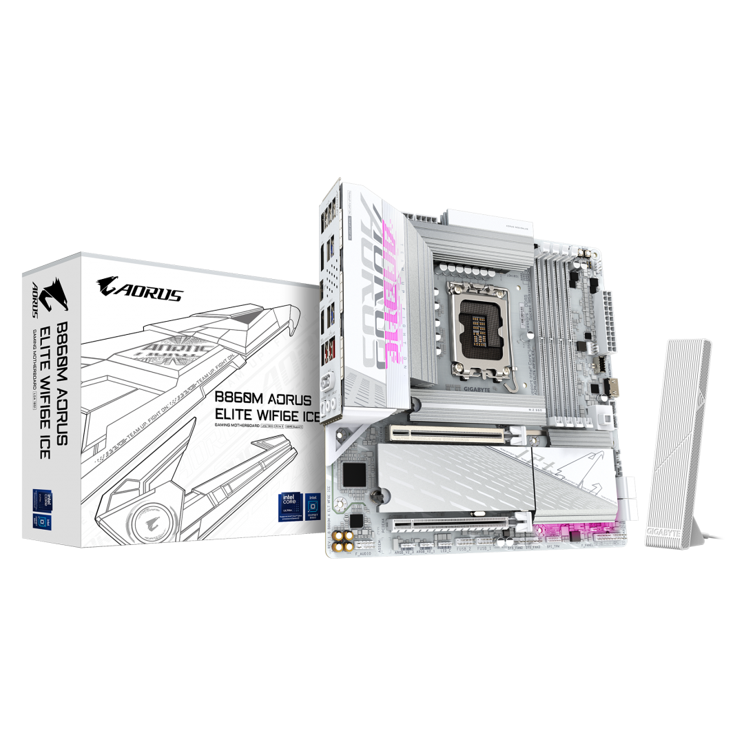 Placă de bază Gigabyte B860M AORUS ELITE WIFI6E ICE mATX