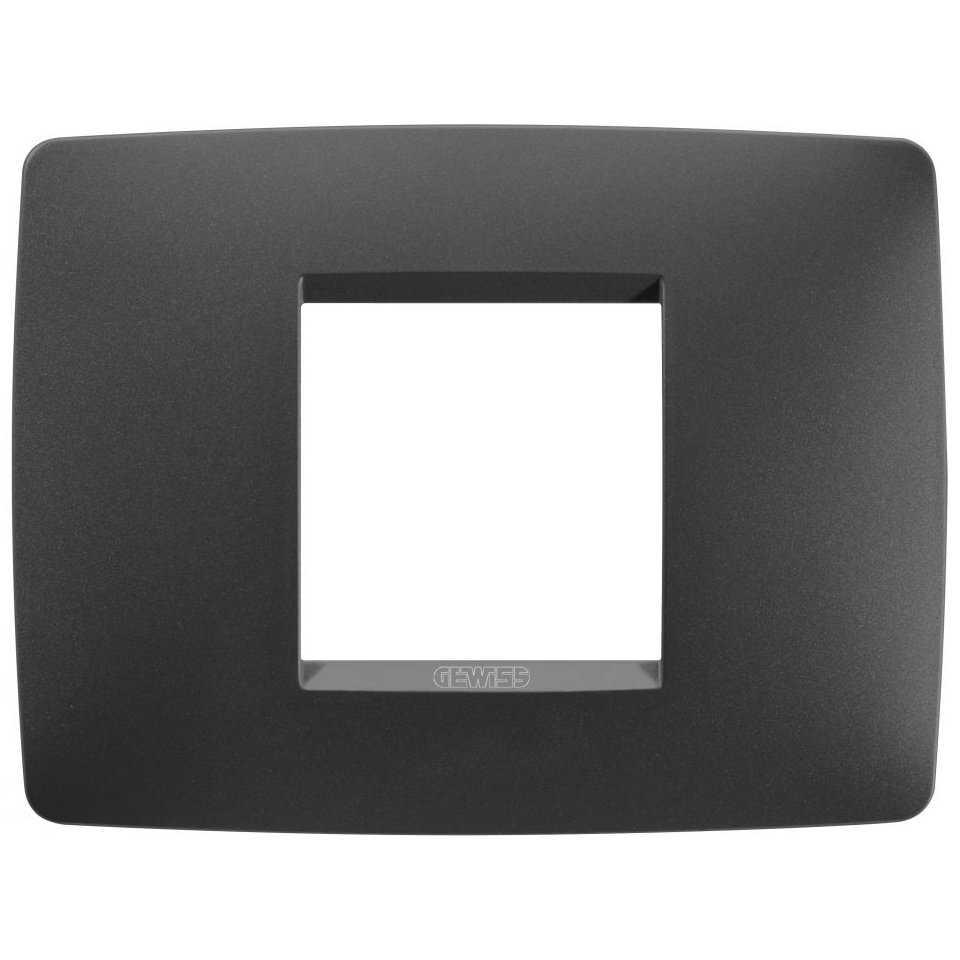 Rama 2 module Gewiss Chorus One Negru Satin