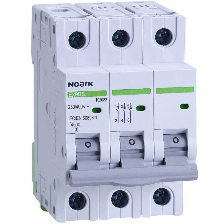 Siguranță Auto Noark 3P 20A C20 | Protecție Eficientă