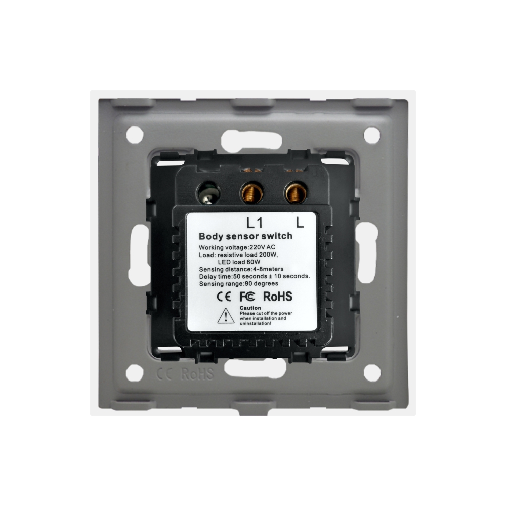 Senzor Miscare PIR LUXION cu Rama Sticla - imagine 4