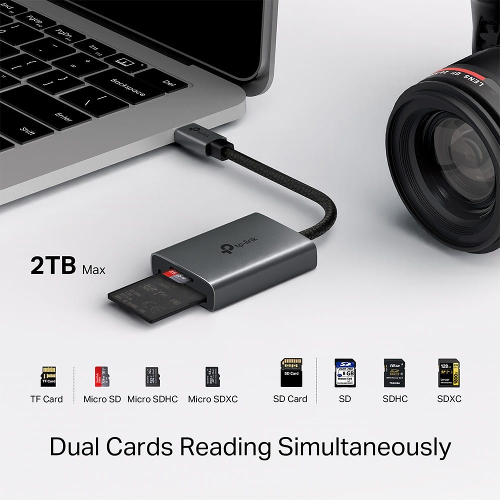 Cititor de Carduri TP-LINK UA440C UHS-II USB-C 3.0 - imagine 16