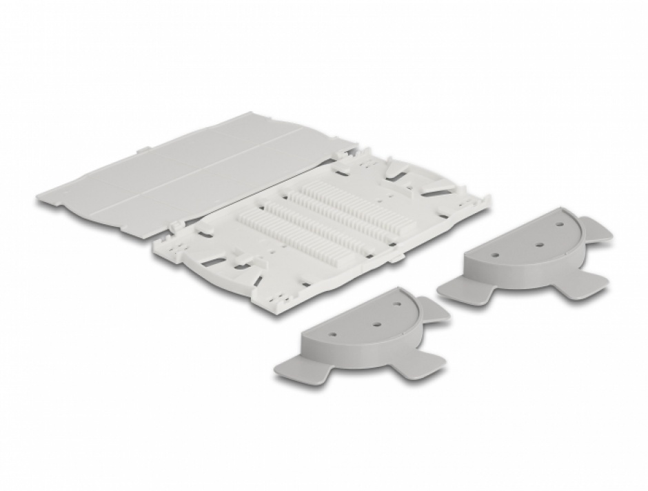 Caseta imbinare 24 FO Delock Alb