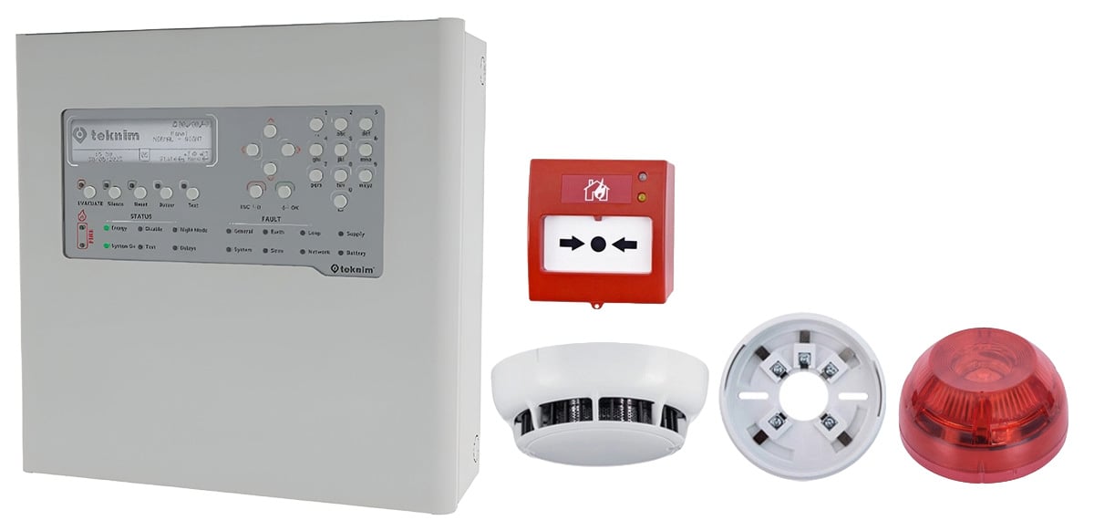 Kit Detectie Incendiu Teknim Adresabil