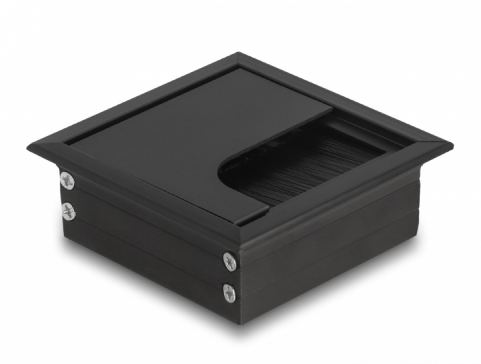 Organizator Cabluri Masa Delock 66855 Negru