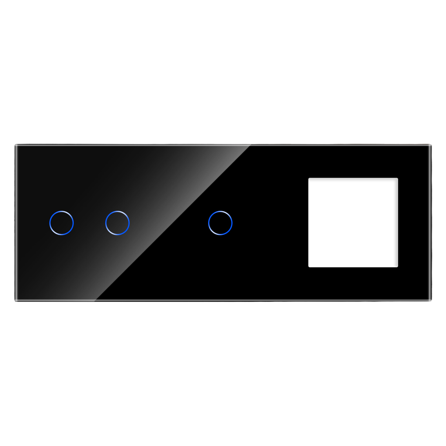 Panou Sticla Touch LUXION Comutator+Priza - imagine 2