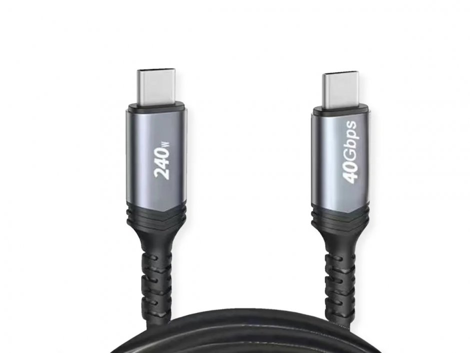 Cablu USB4 240W 0.8m Value, 40Gbps